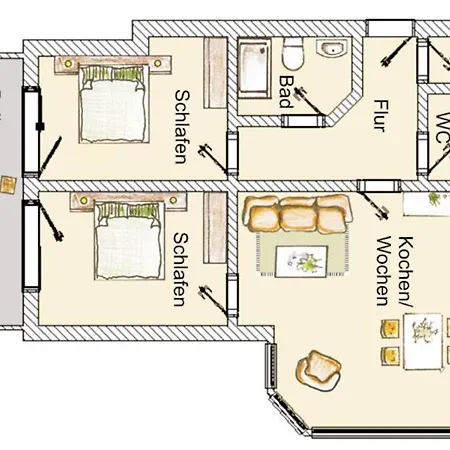 Appartement Haus Baltic